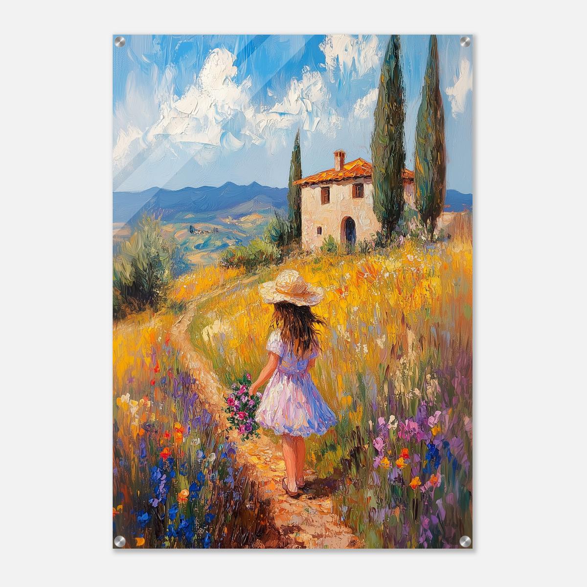Summer in Tuscany | Acrylic Glass-MystBit Store