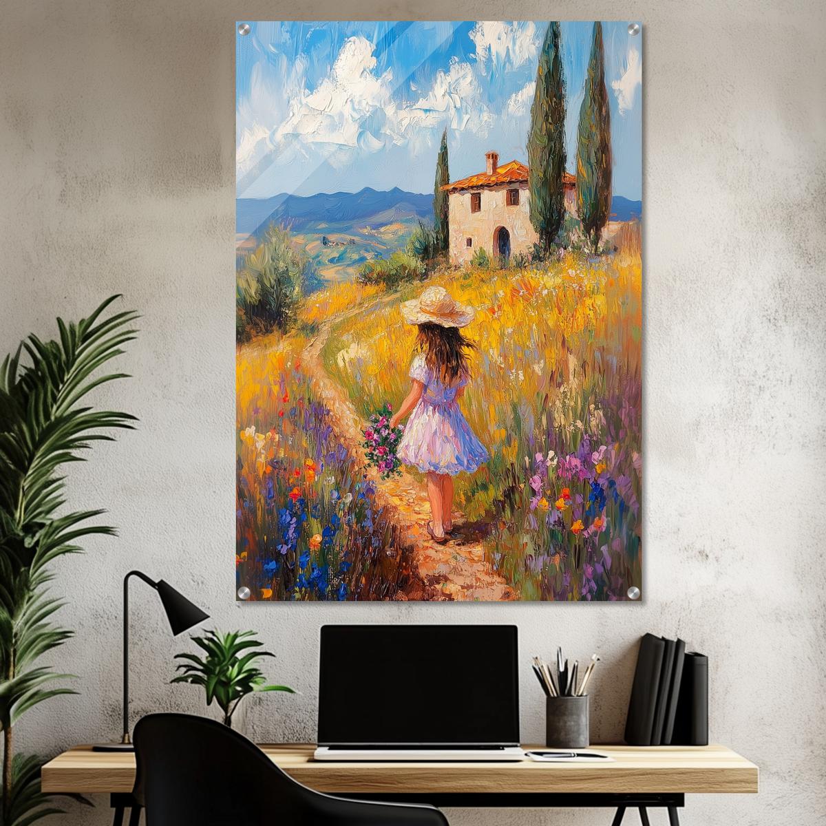 Summer in Tuscany | Acrylic Glass-MystBit Store
