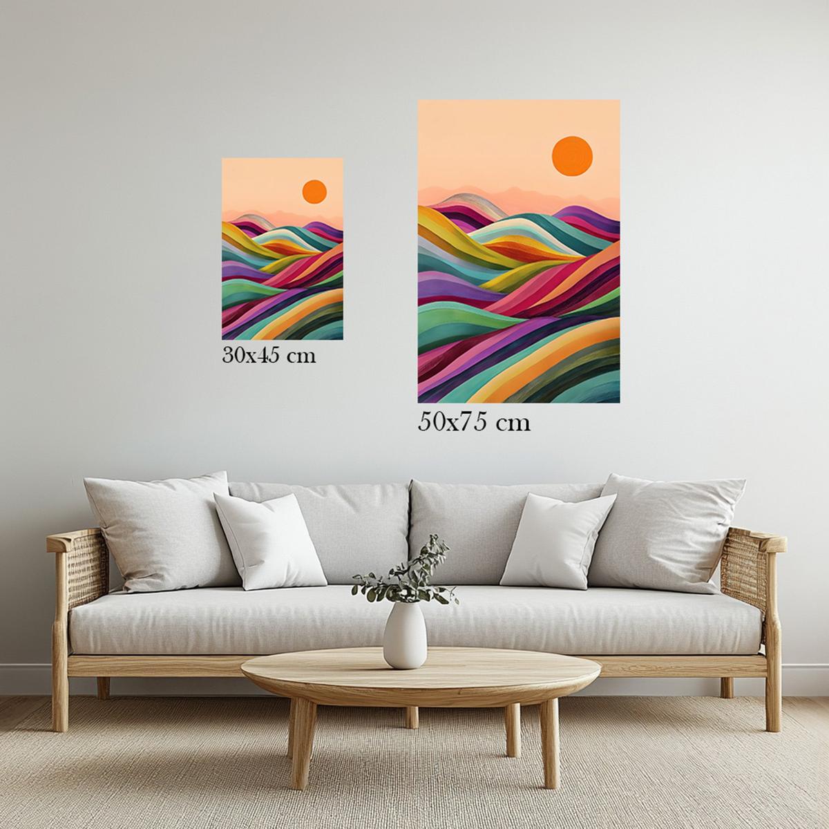 Valleys in Bloom | Acrylic Glass-MystBit Store