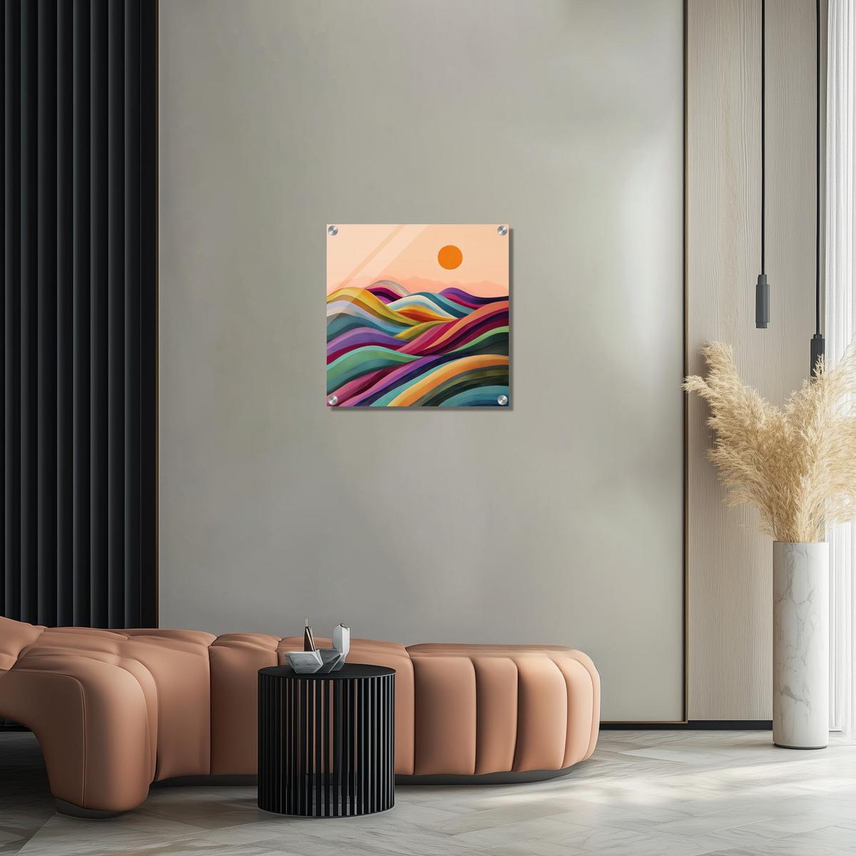 Valleys in Bloom | Acrylic Glass-MystBit Store