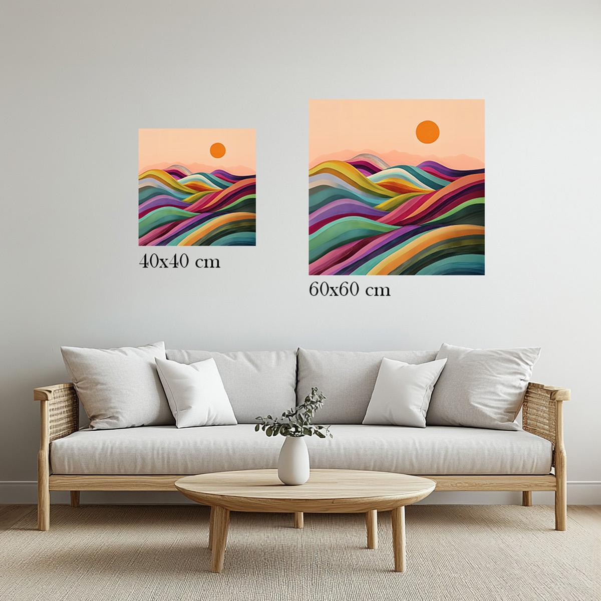 Valleys in Bloom | Acrylic Glass-MystBit Store