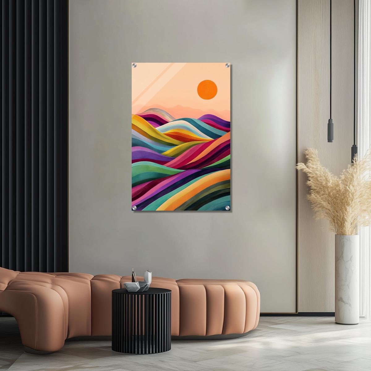 Valleys in Bloom | Acrylic Glass-MystBit Store