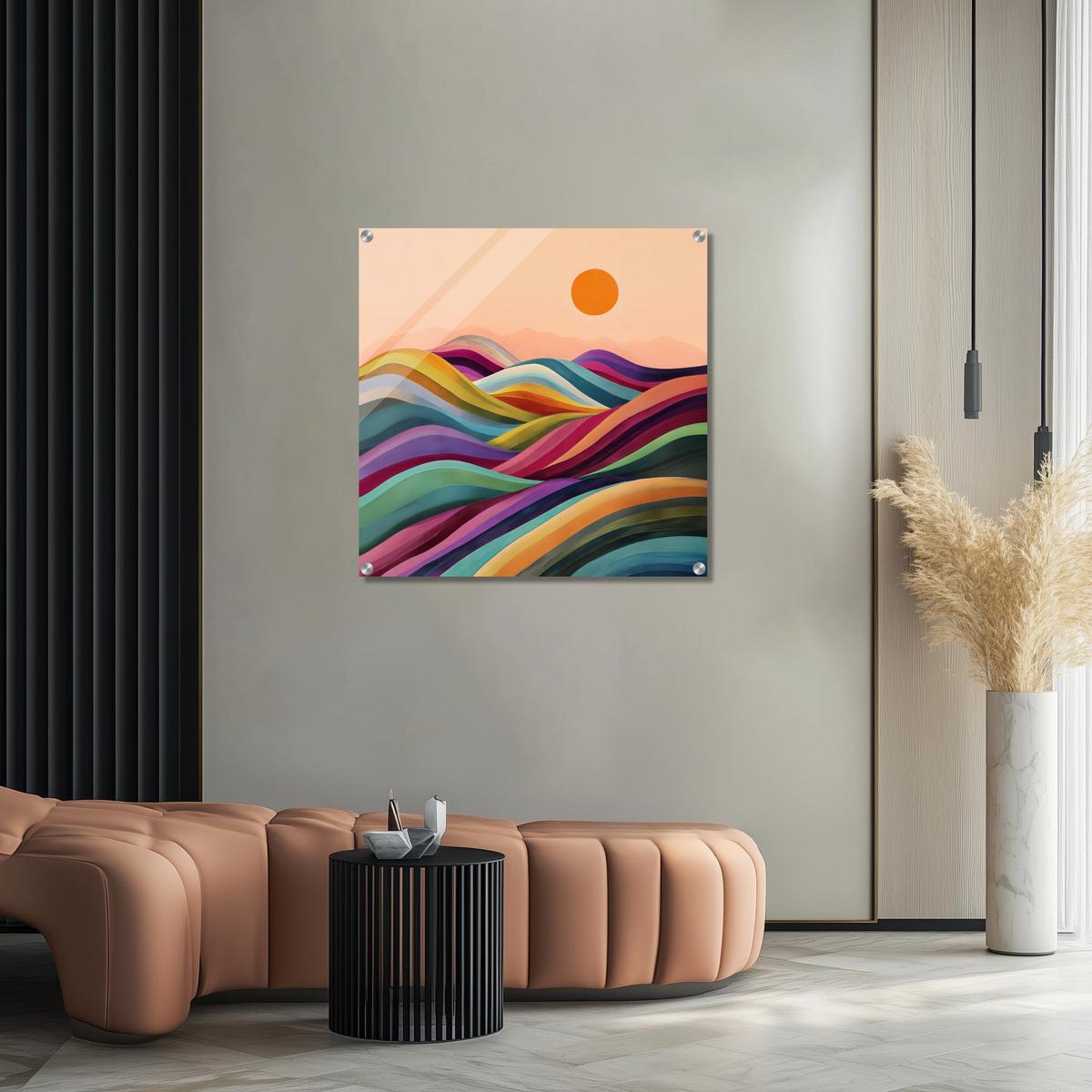 Valleys in Bloom | Acrylic Glass-MystBit Store