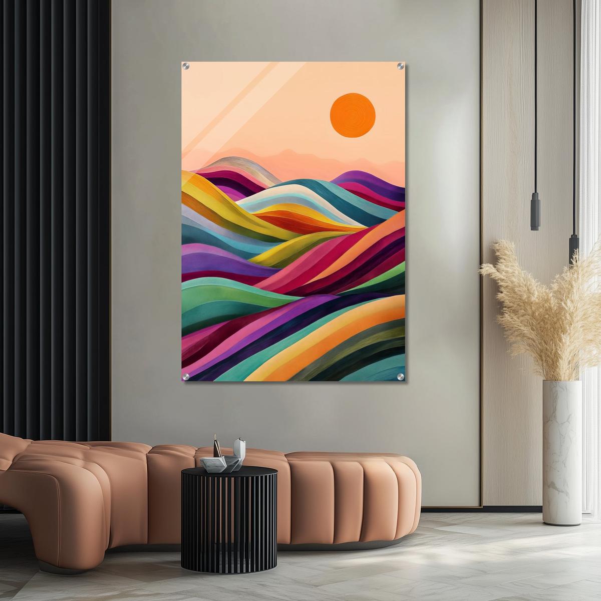 Valleys in Bloom | Acrylic Glass-MystBit Store