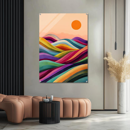 Valleys in Bloom | Acrylic Glass-MystBit Store