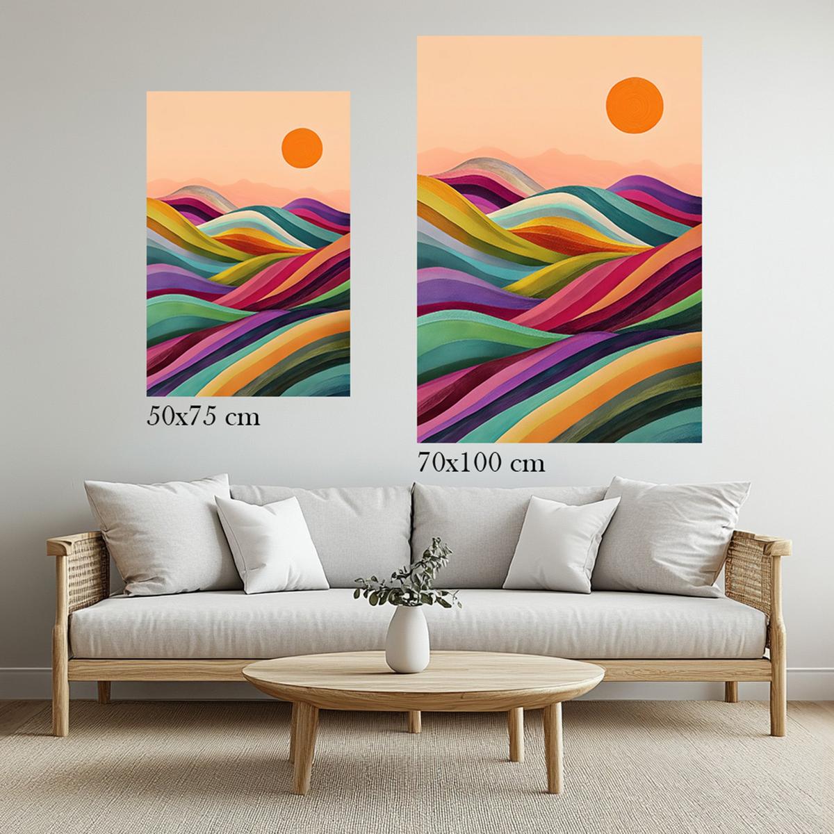 Valleys in Bloom | Acrylic Glass-MystBit Store