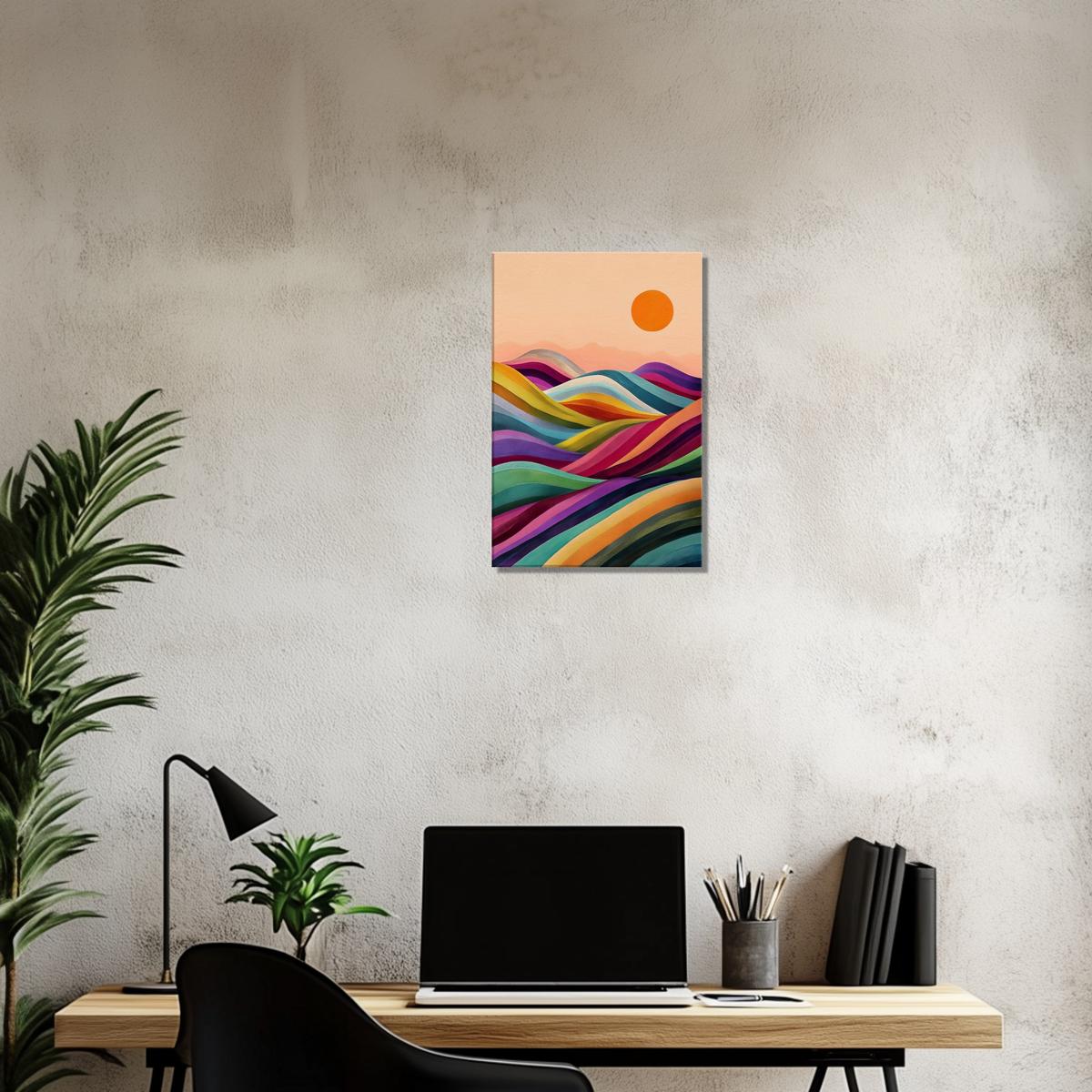 Valleys in Bloom | Canvas-MystBit Store