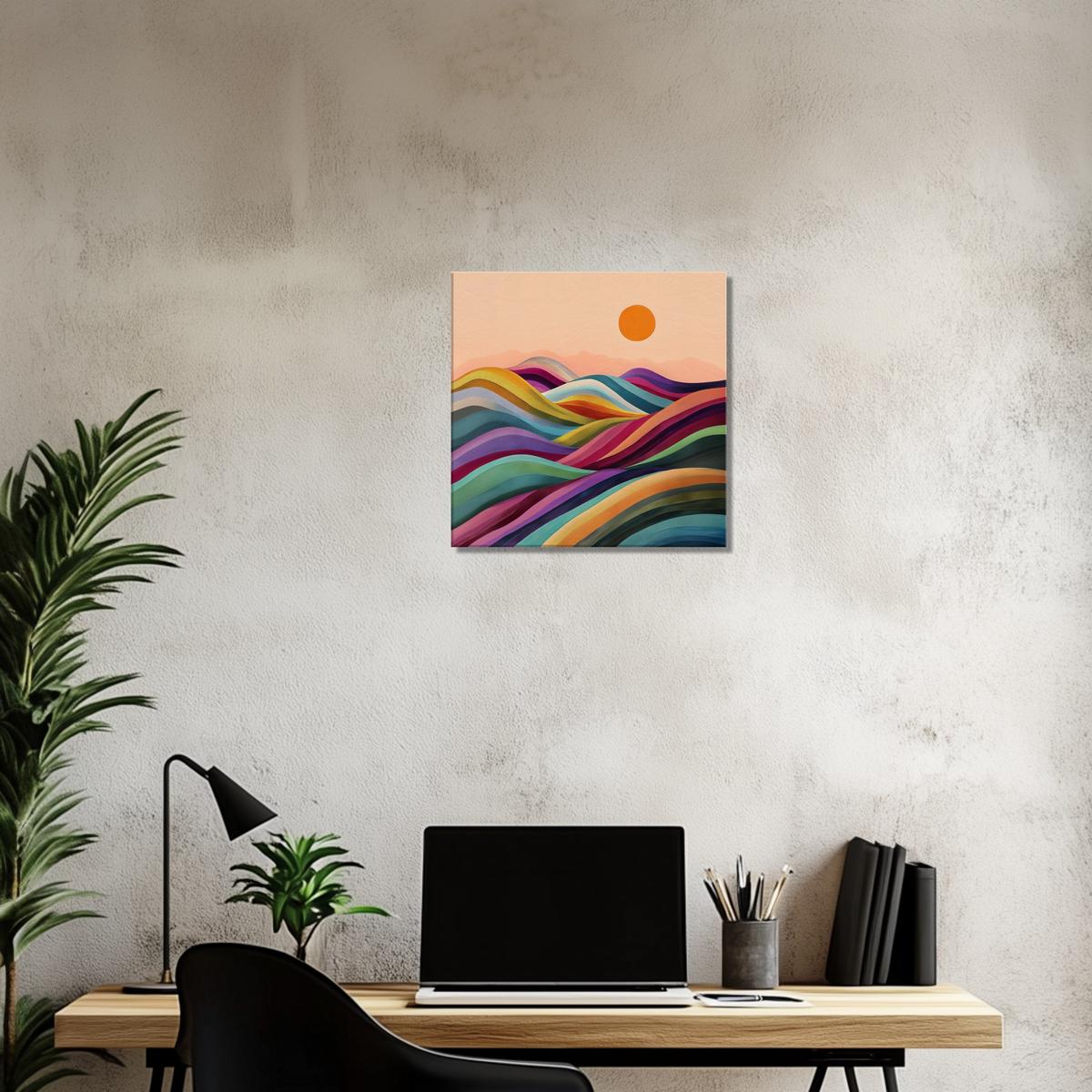 Valleys in Bloom | Canvas-MystBit Store