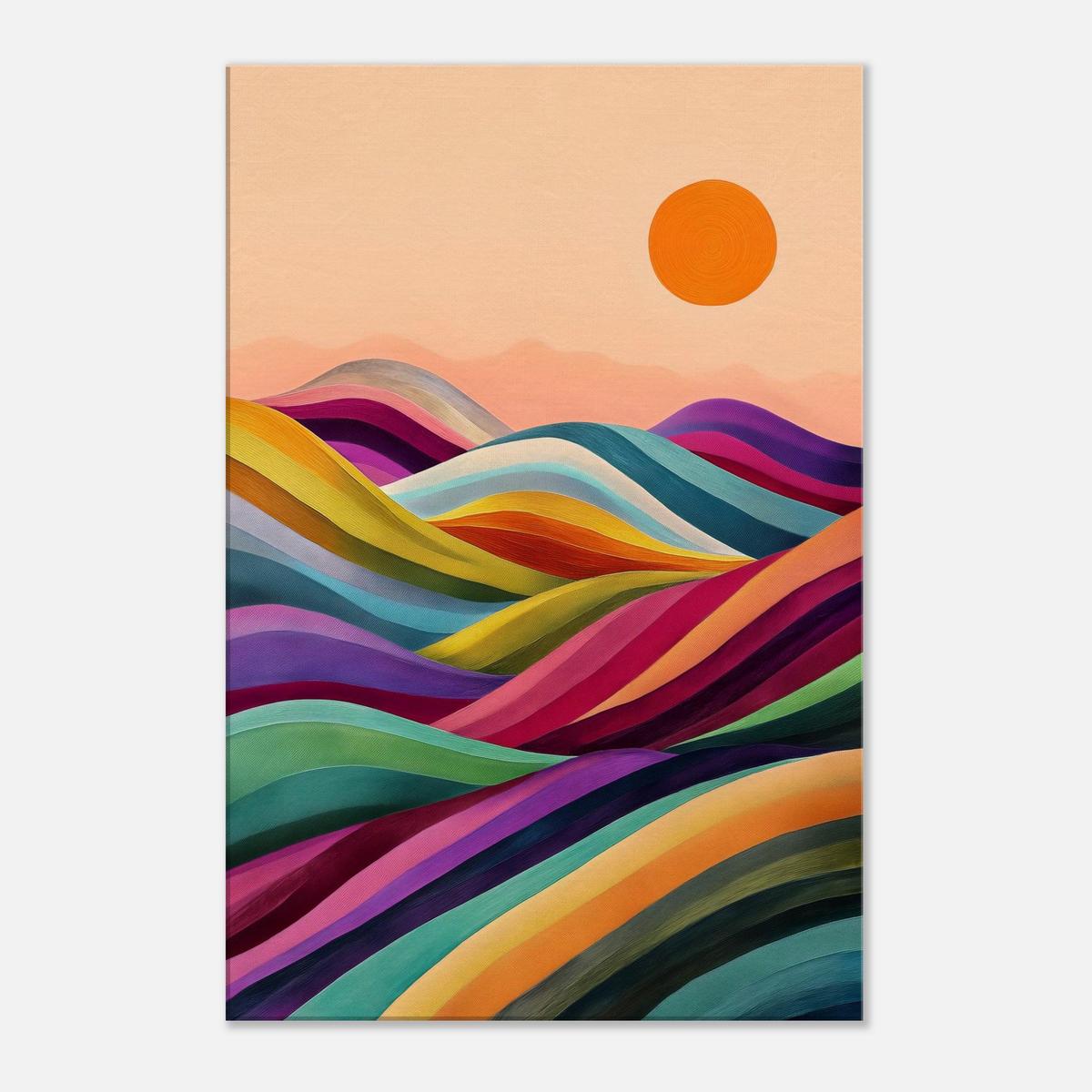 Valleys in Bloom | Canvas-MystBit Store