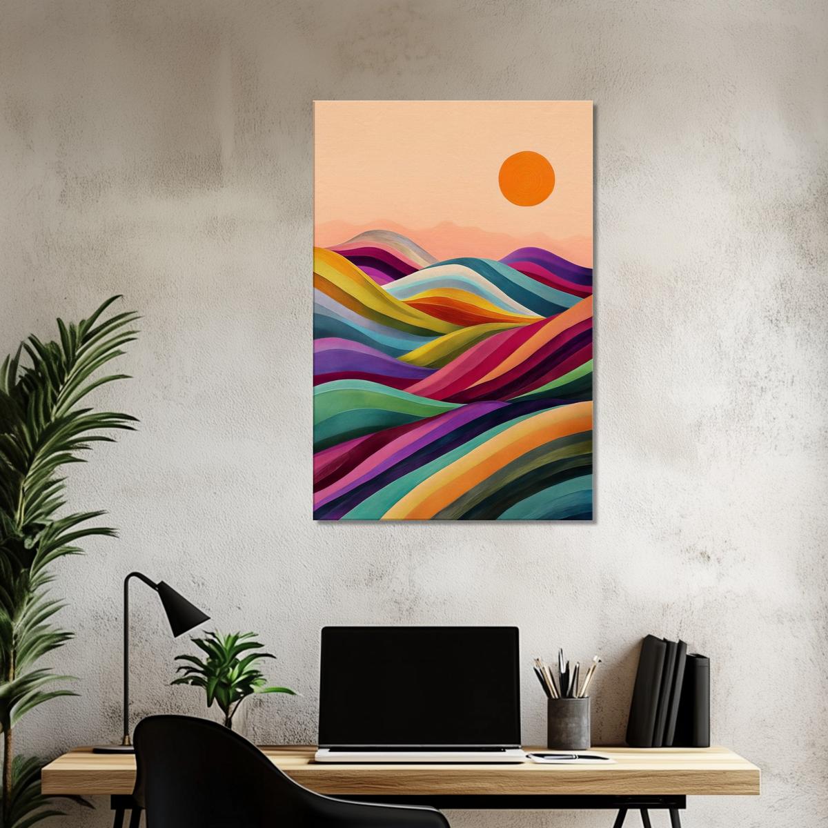 Valleys in Bloom | Canvas-MystBit Store