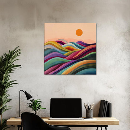 Valleys in Bloom | Canvas-MystBit Store