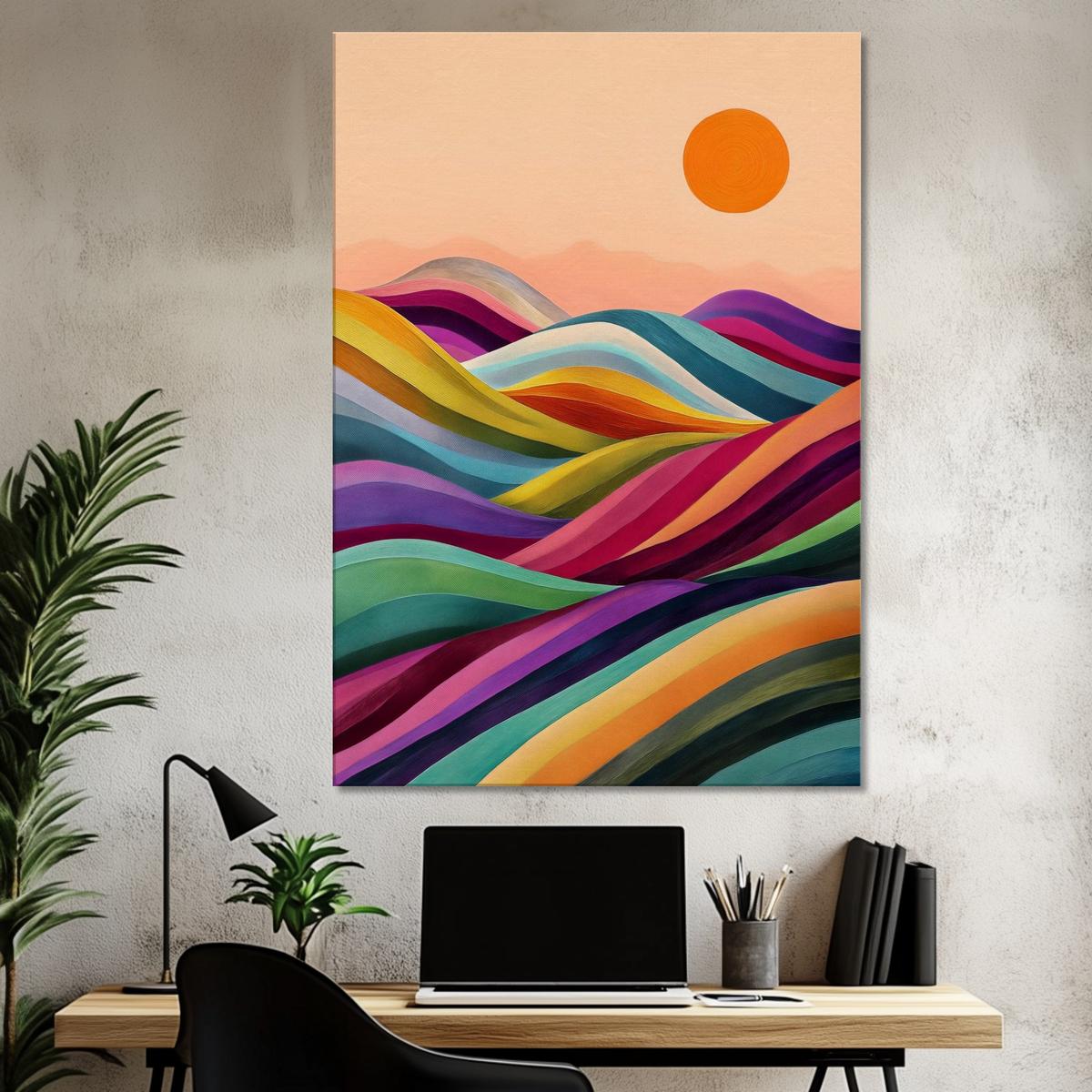Valleys in Bloom | Canvas-MystBit Store