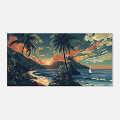 Vintage Paradise Glow | Canvas