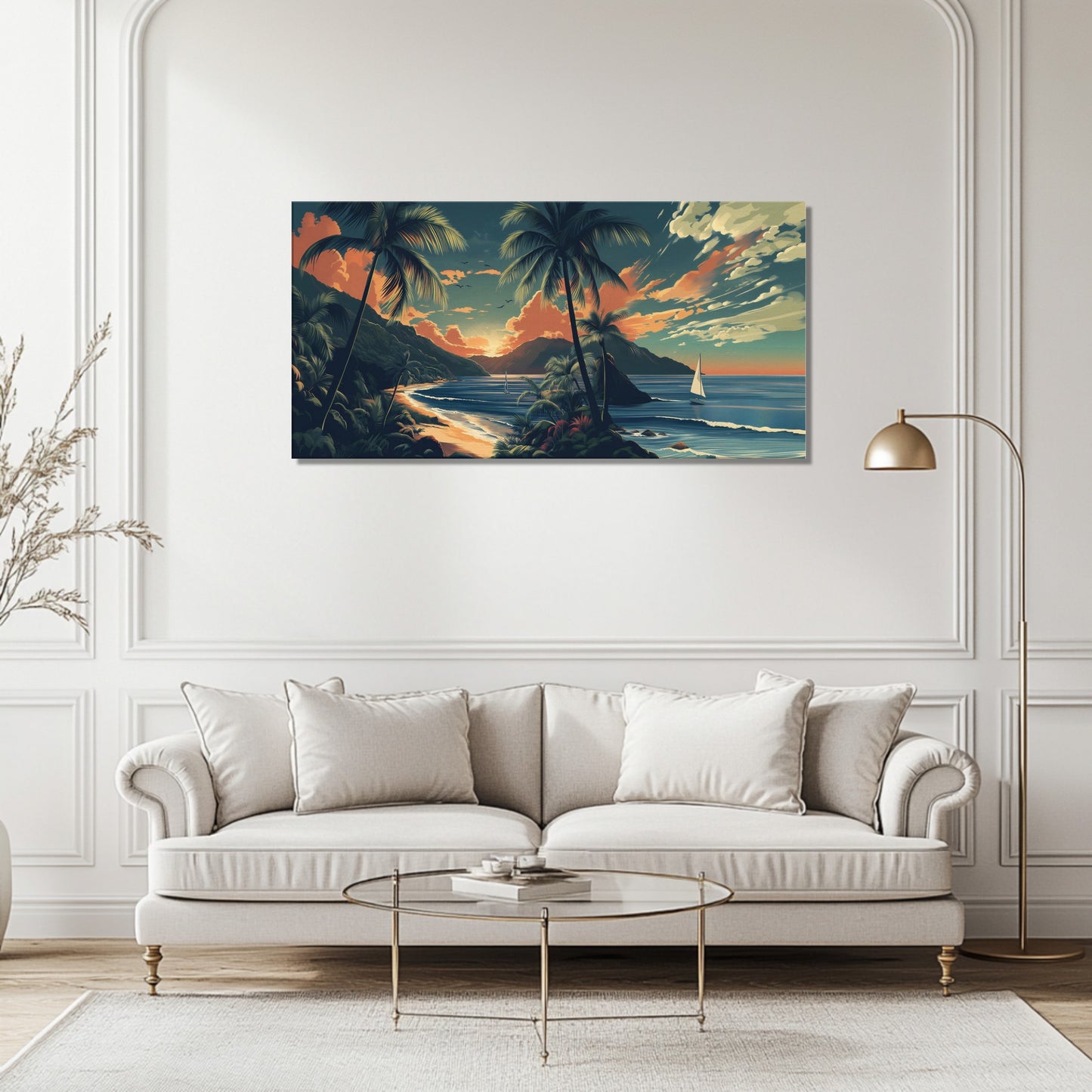 Vintage Paradise Glow | Canvas