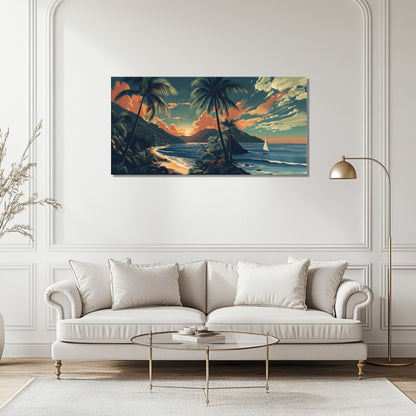 Vintage Paradise Glow | Canvas