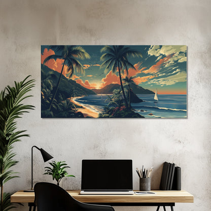 Vintage Paradise Glow | Canvas