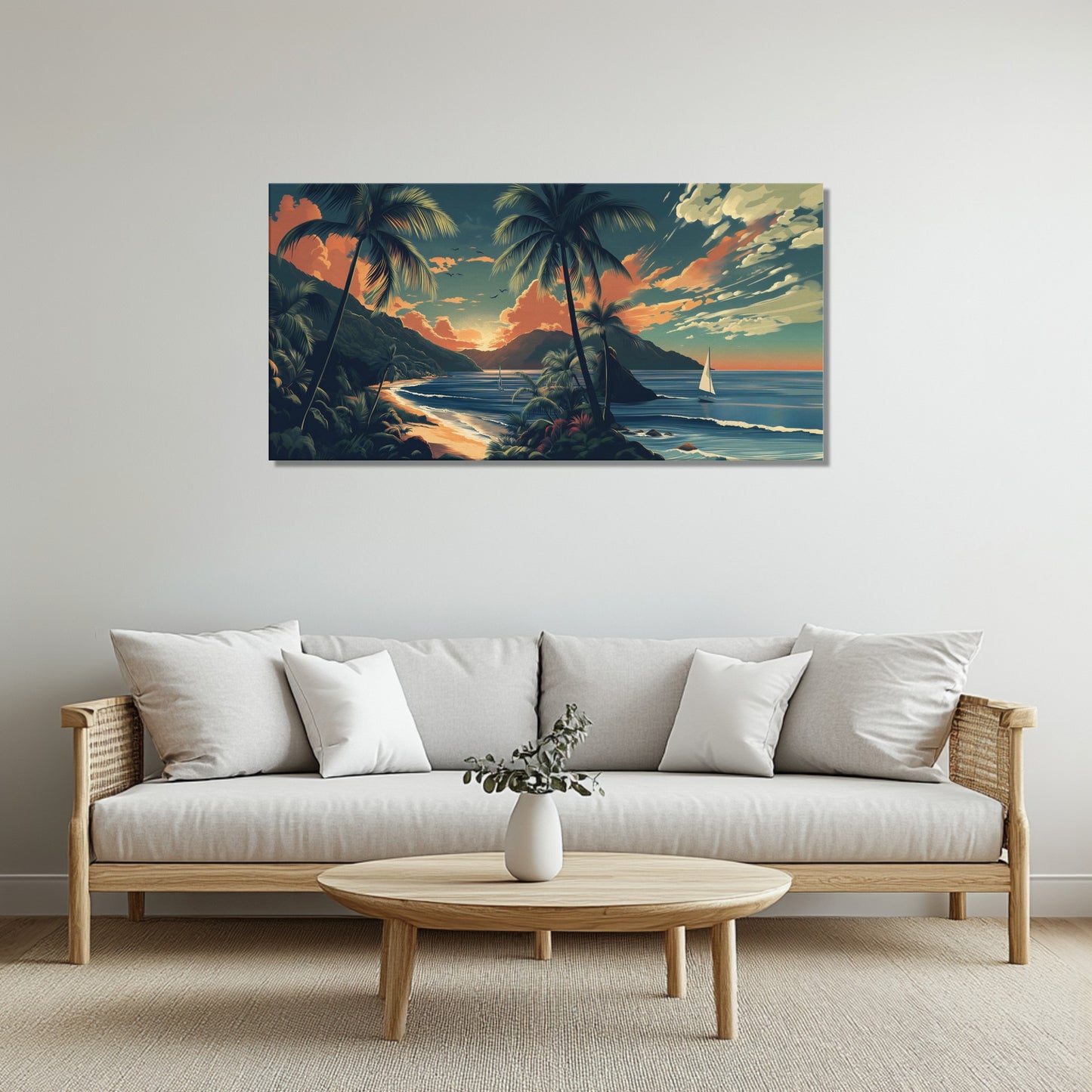 Vintage Paradise Glow | Canvas