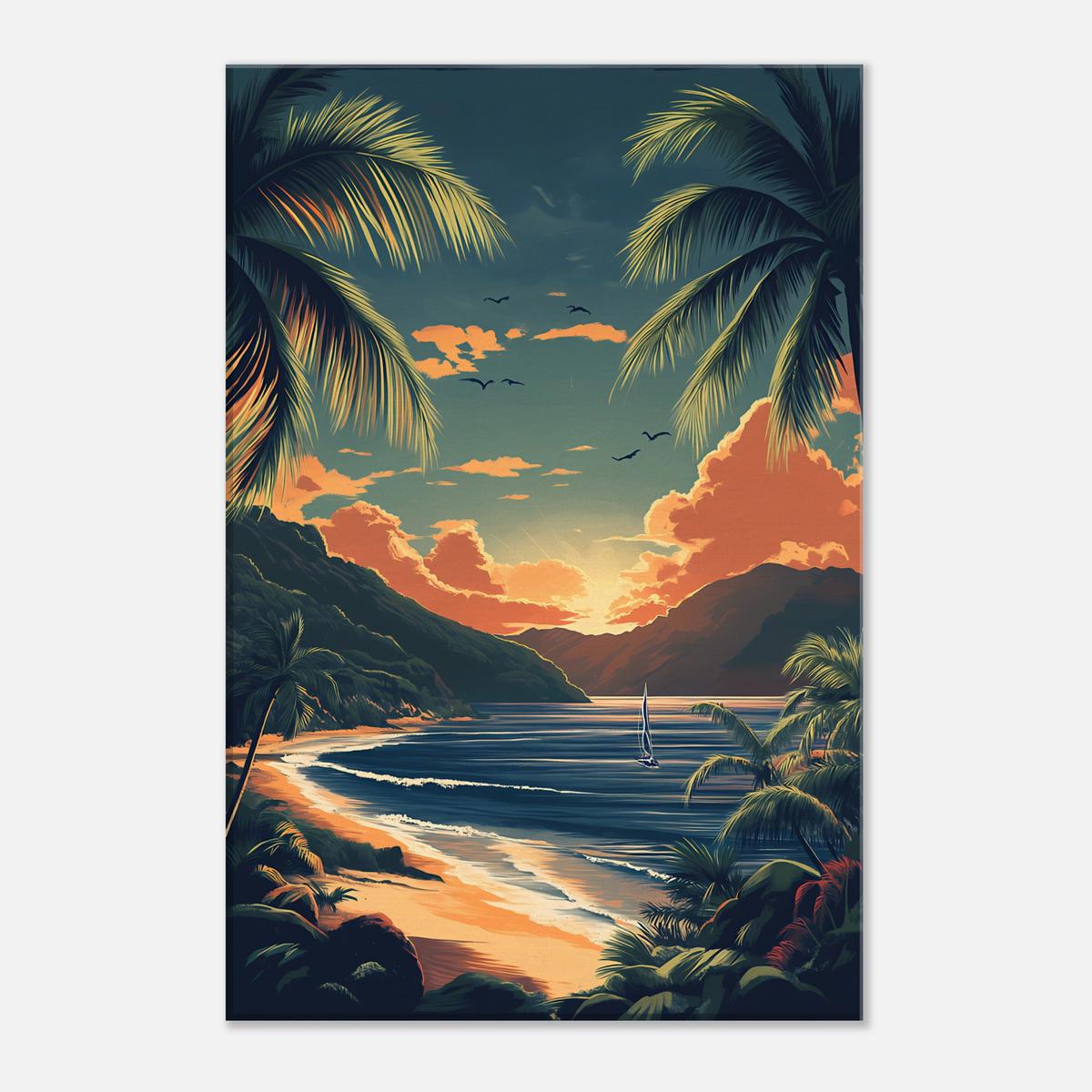 Vintage Paradise Glow | Canvas-MystBit Store