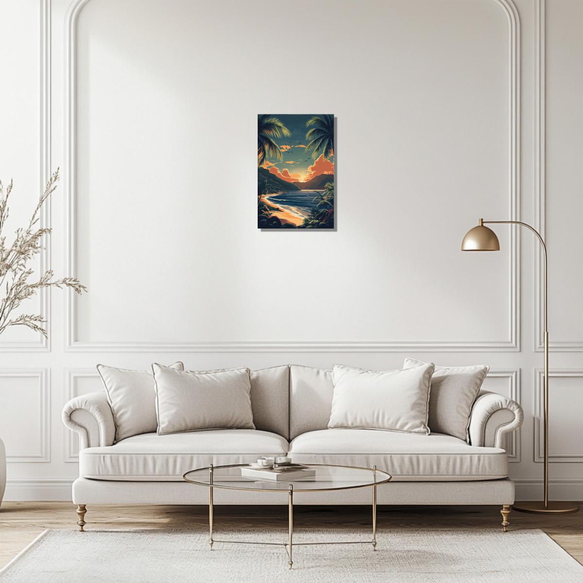 Vintage Paradise Glow | Canvas-MystBit Store