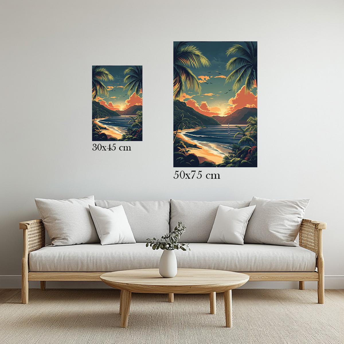 Vintage Paradise Glow | Canvas-MystBit Store