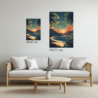 Vintage Paradise Glow | Canvas-MystBit Store