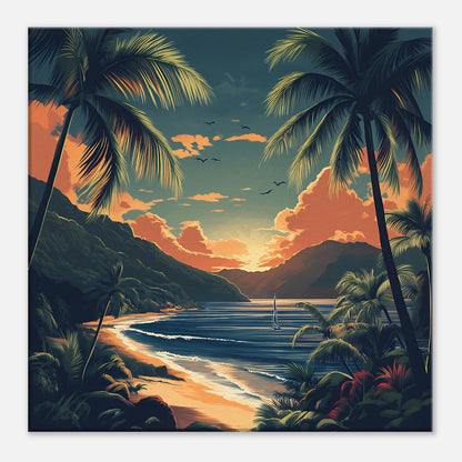 Vintage Paradise Glow | Canvas-MystBit Store