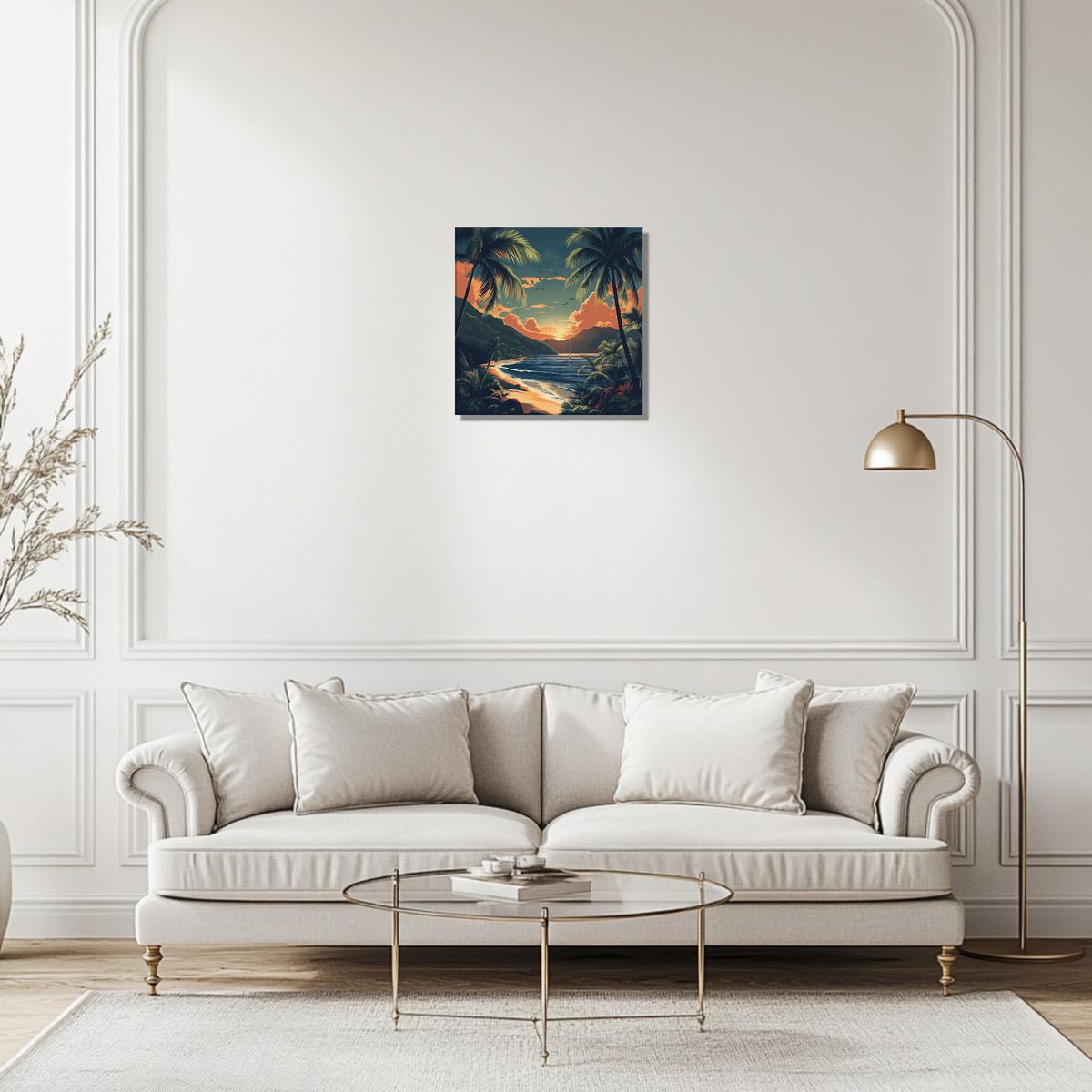 Vintage Paradise Glow | Canvas-MystBit Store