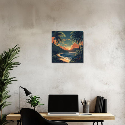 Vintage Paradise Glow | Canvas-MystBit Store