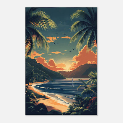Vintage Paradise Glow | Canvas-MystBit Store