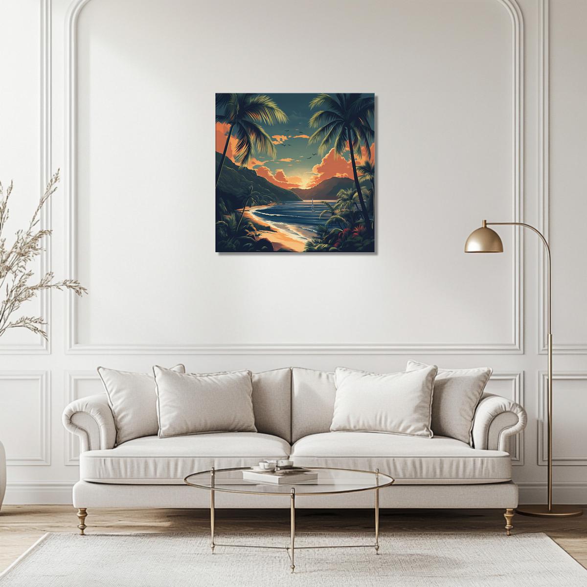 Vintage Paradise Glow | Canvas-MystBit Store