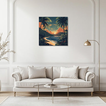 Vintage Paradise Glow | Canvas-MystBit Store