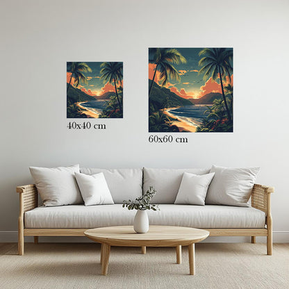 Vintage Paradise Glow | Canvas-MystBit Store