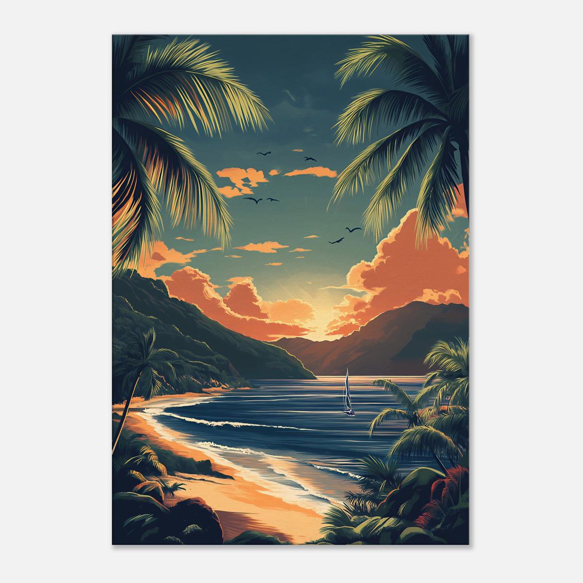 Vintage Paradise Glow | Canvas-MystBit Store