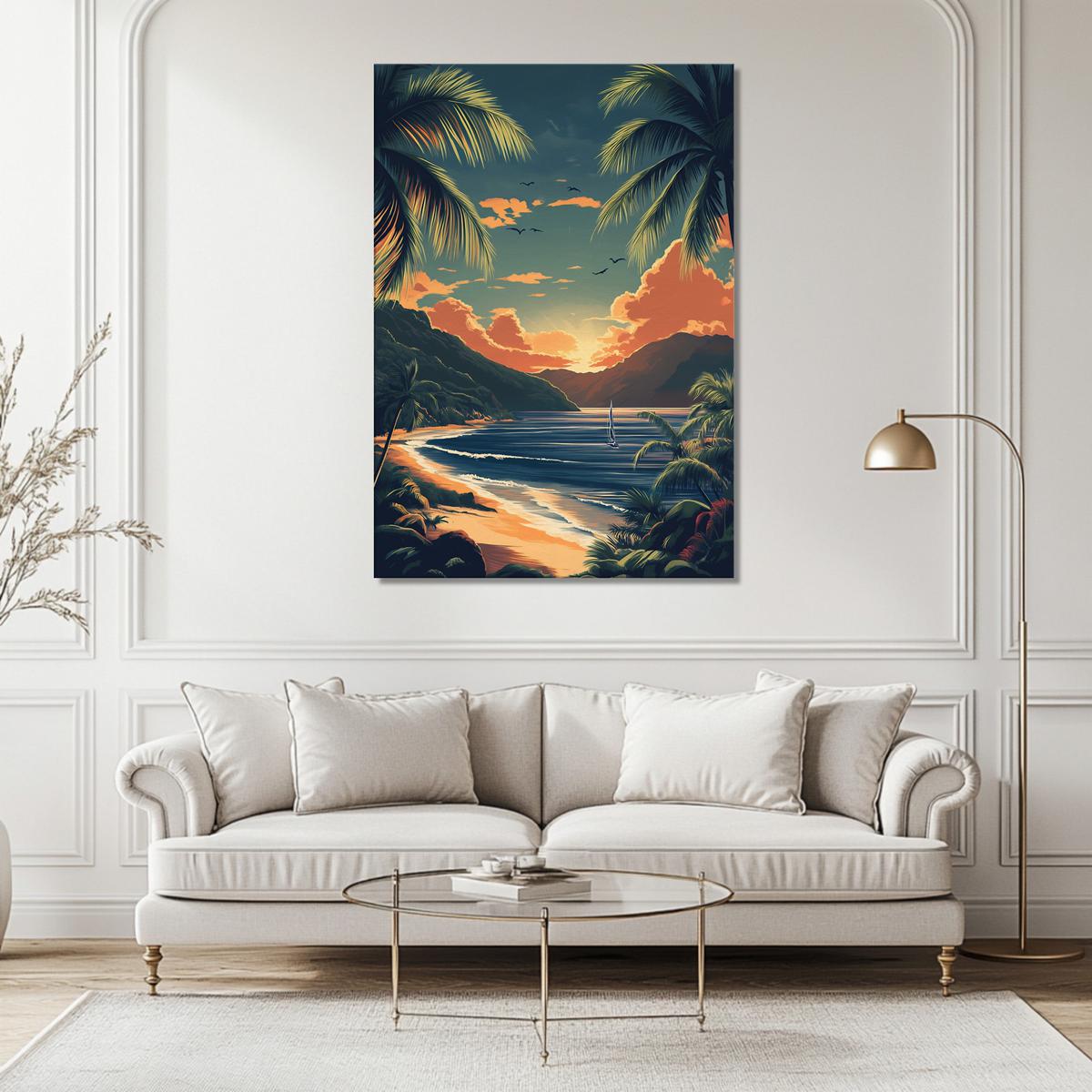 Vintage Paradise Glow | Canvas-MystBit Store