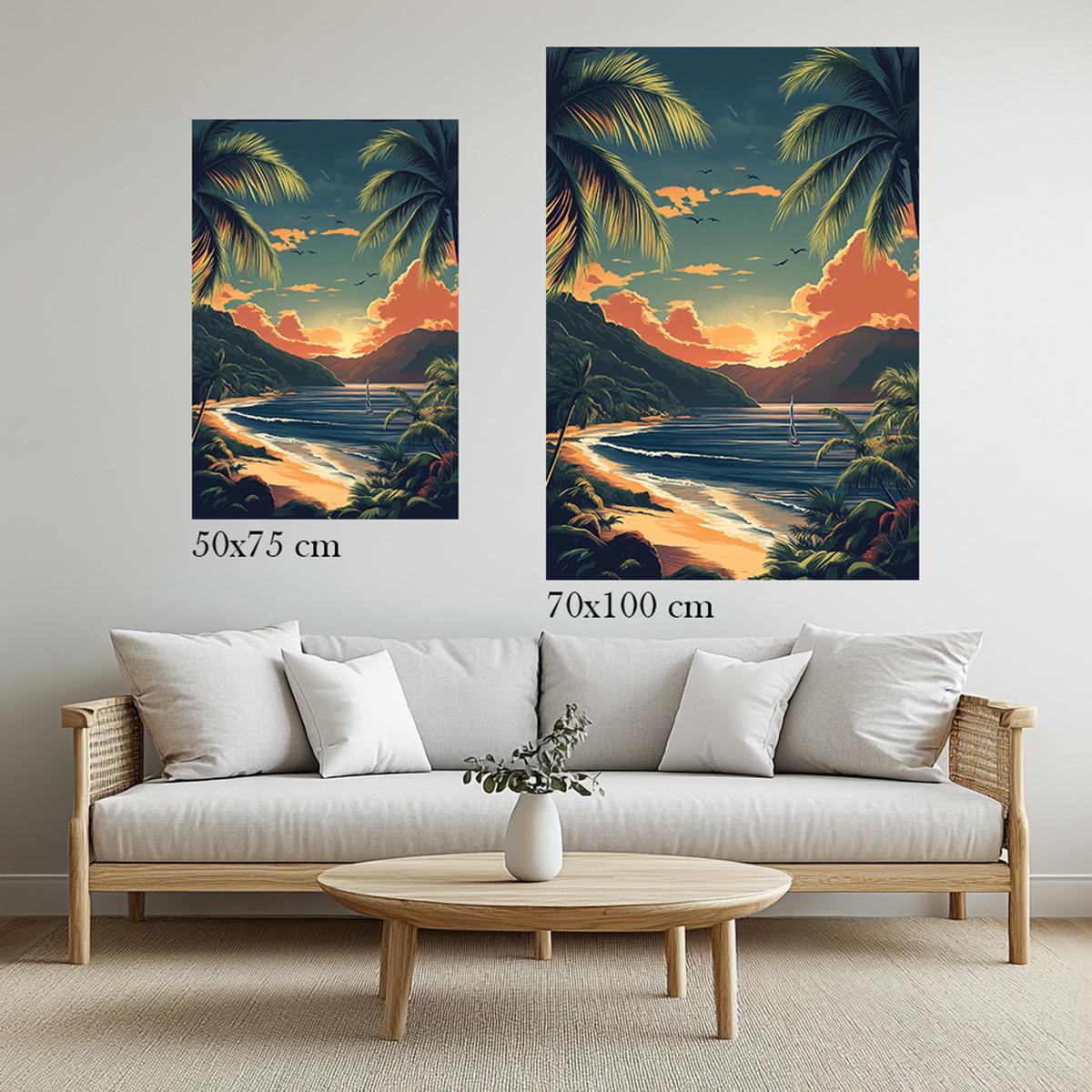 Vintage Paradise Glow | Canvas-MystBit Store