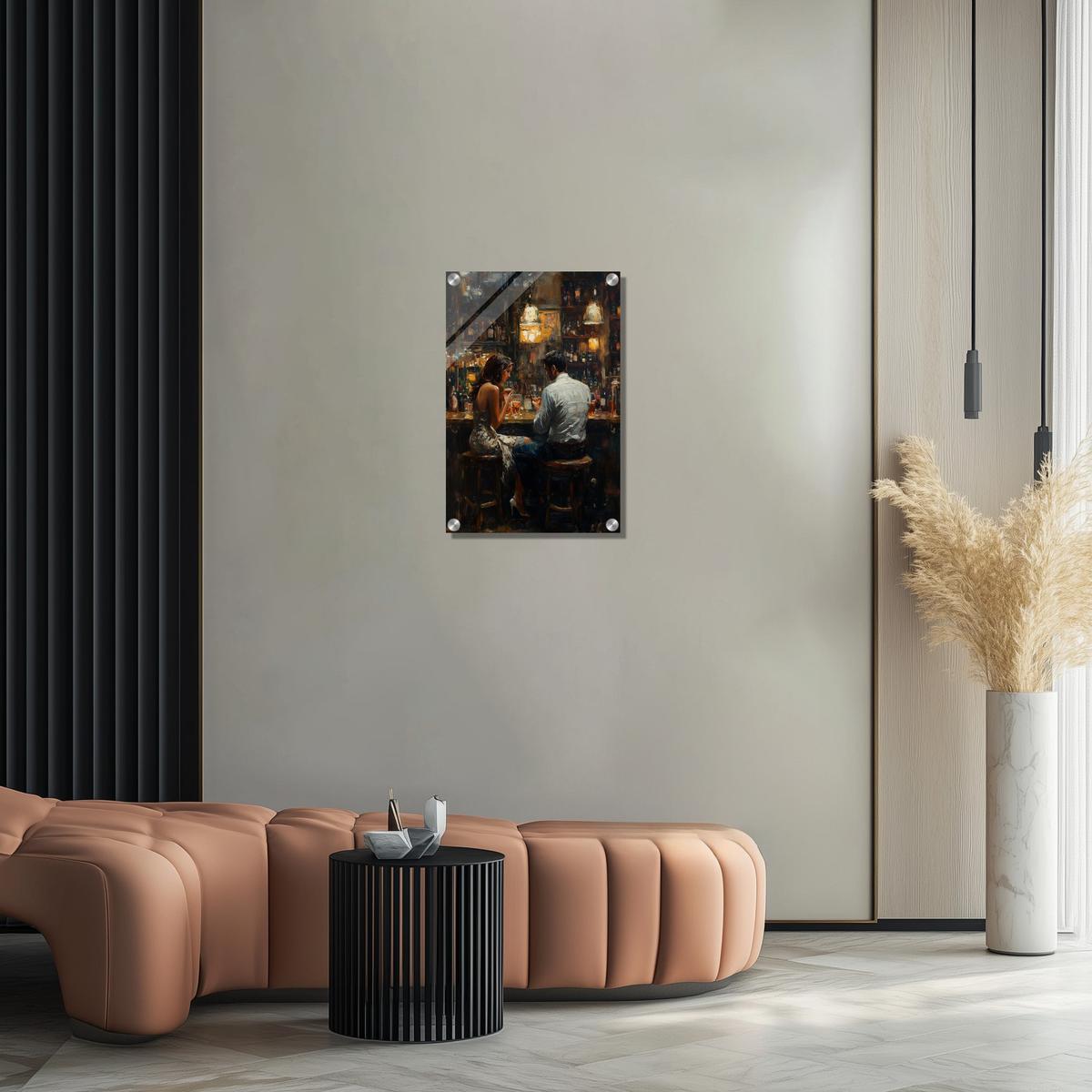 Whispers Over Wine | Acrylic Glass-MystBit Store