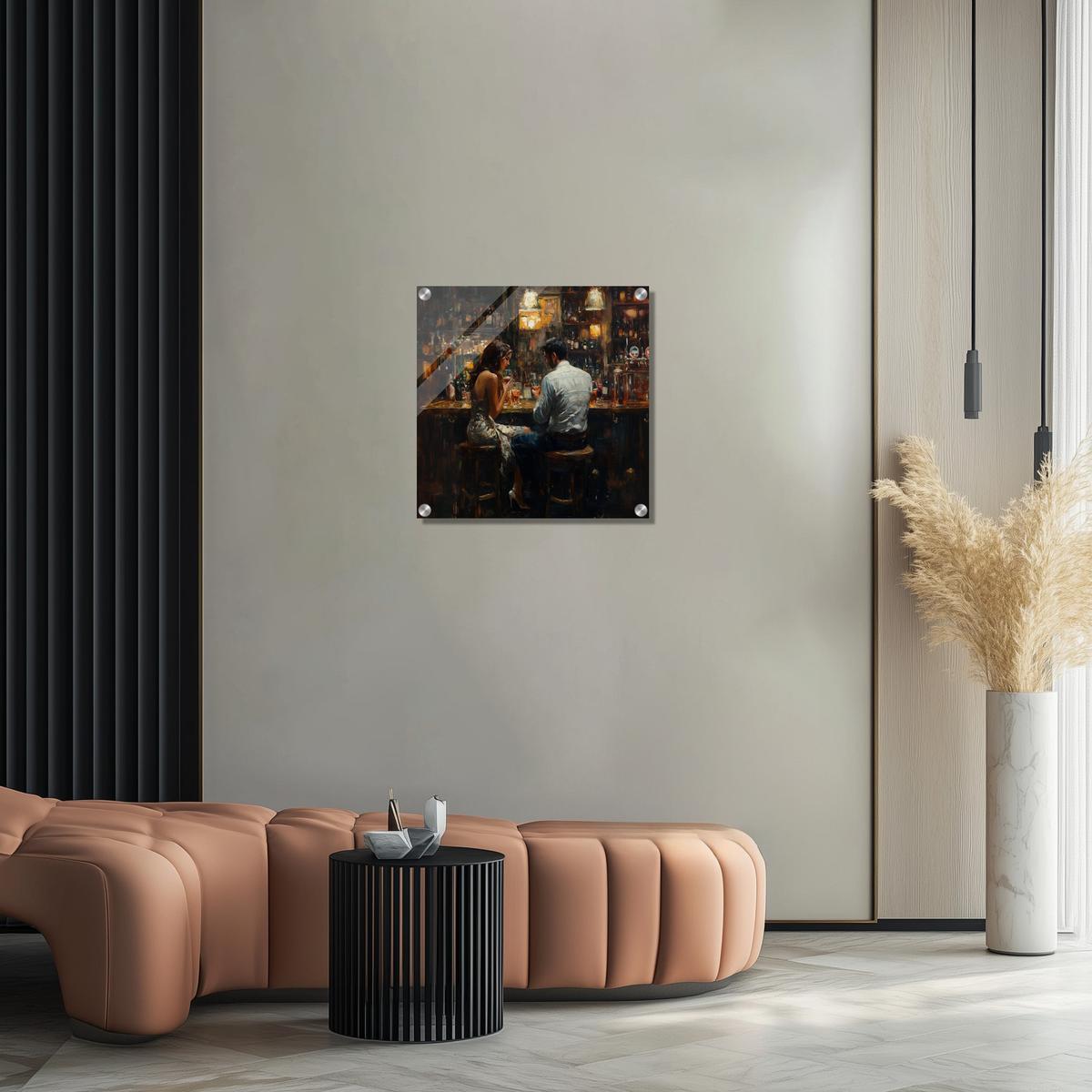 Whispers Over Wine | Acrylic Glass-MystBit Store