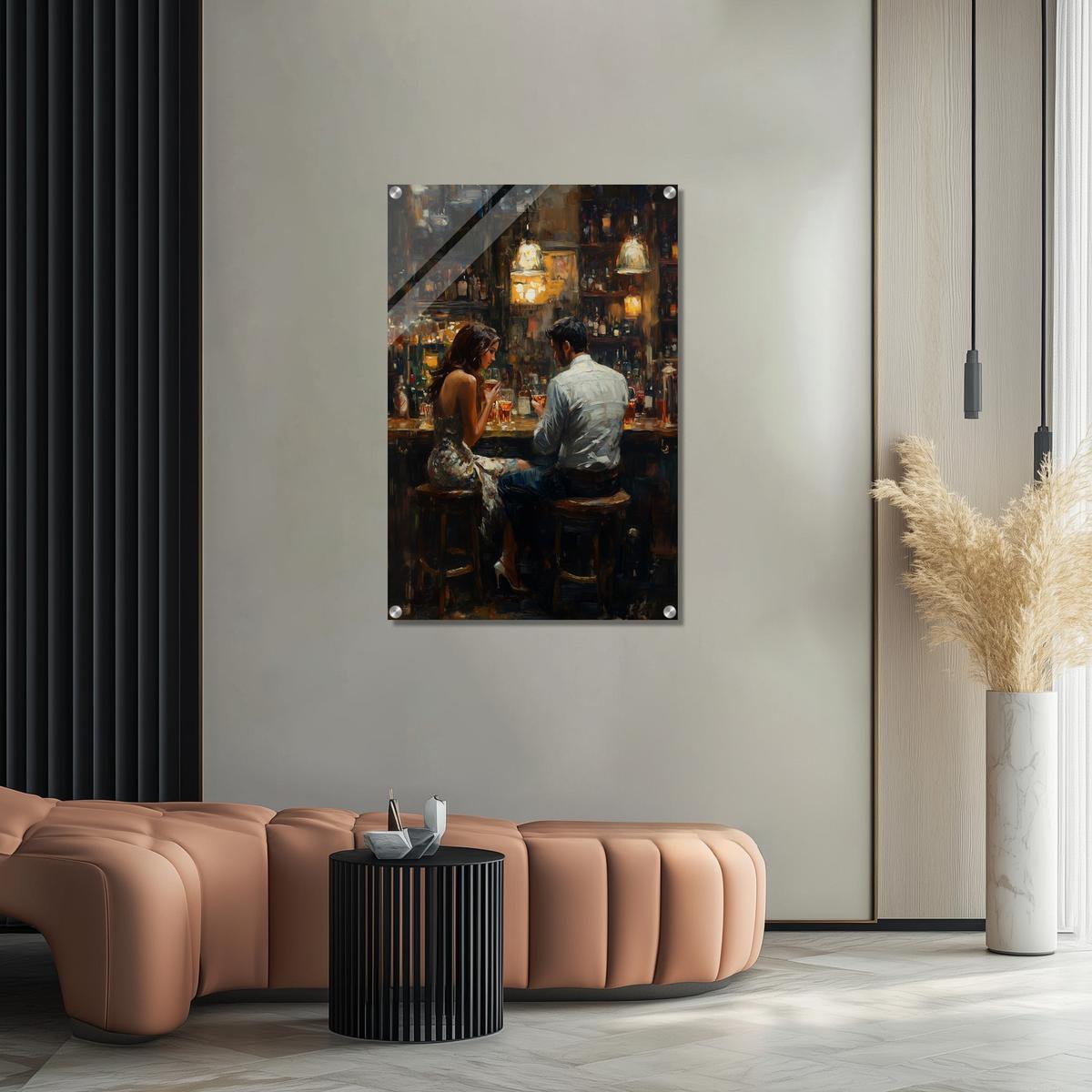 Whispers Over Wine | Acrylic Glass-MystBit Store