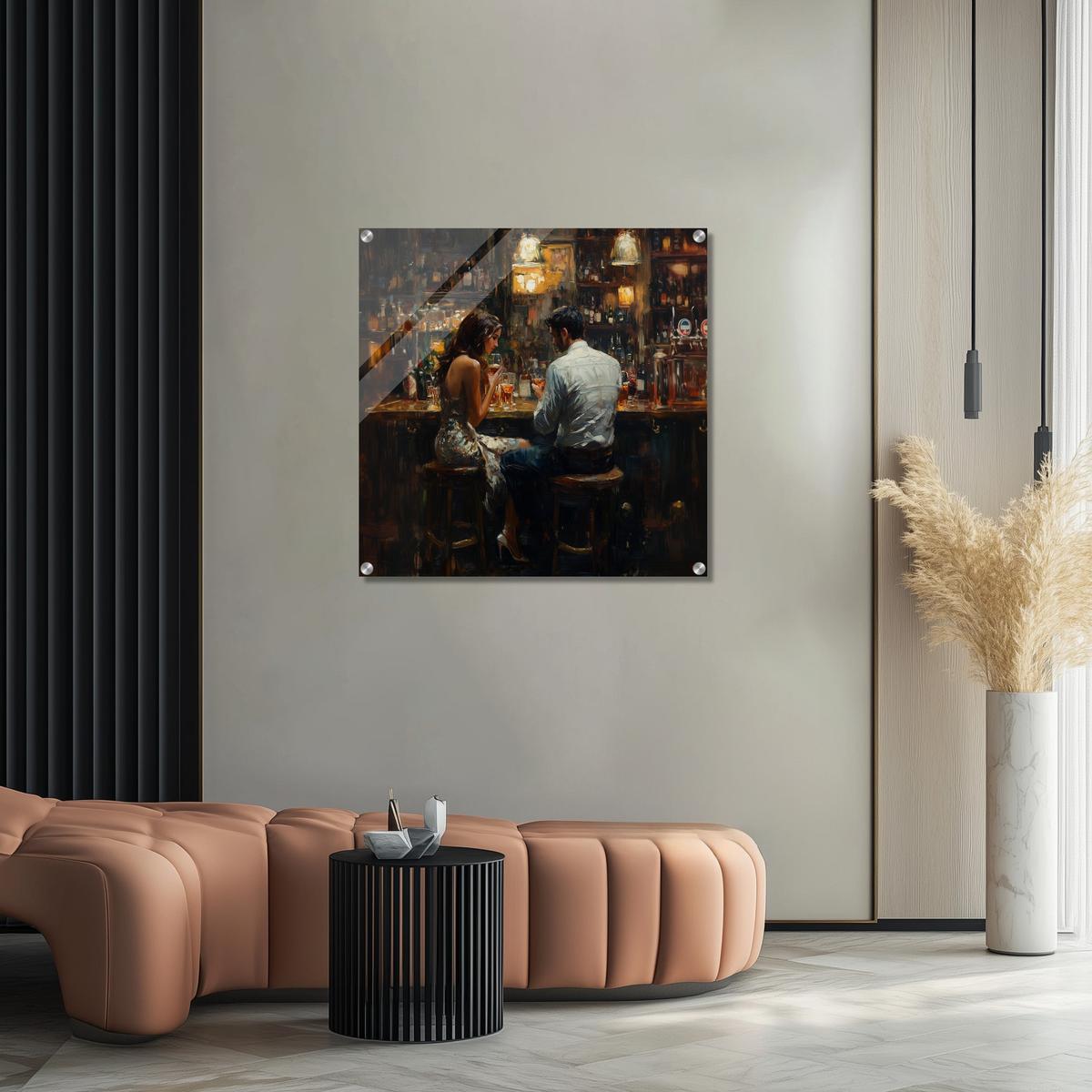Whispers Over Wine | Acrylic Glass-MystBit Store